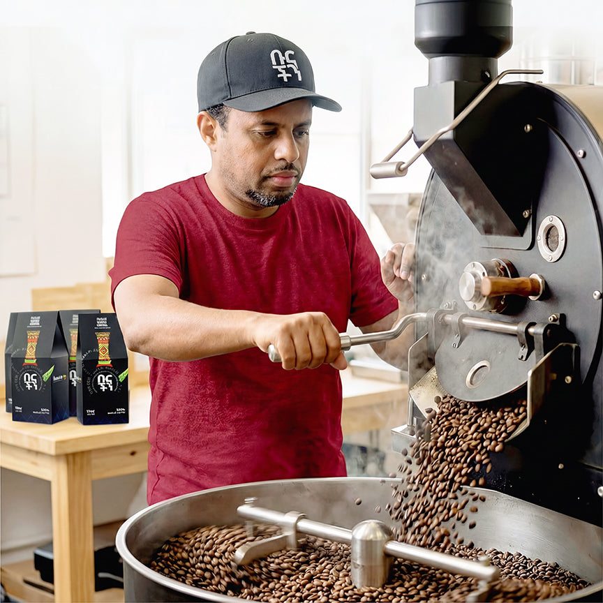 Single origin Ethiopian coffee beans 