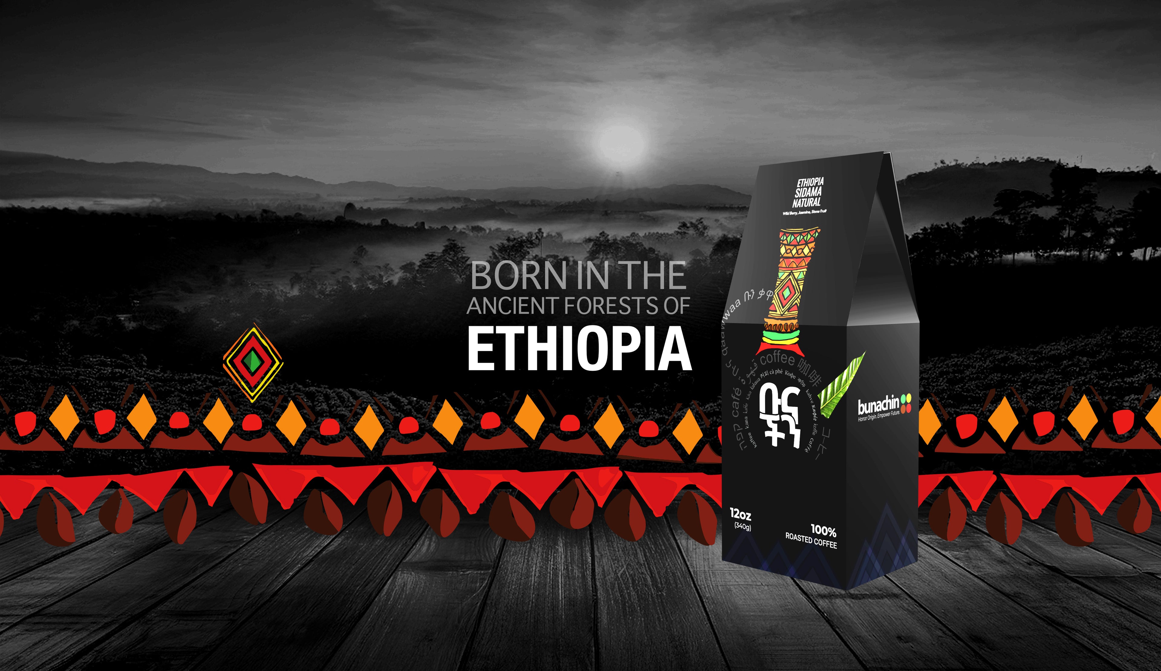 Single origin Ethiopian coffee beans 